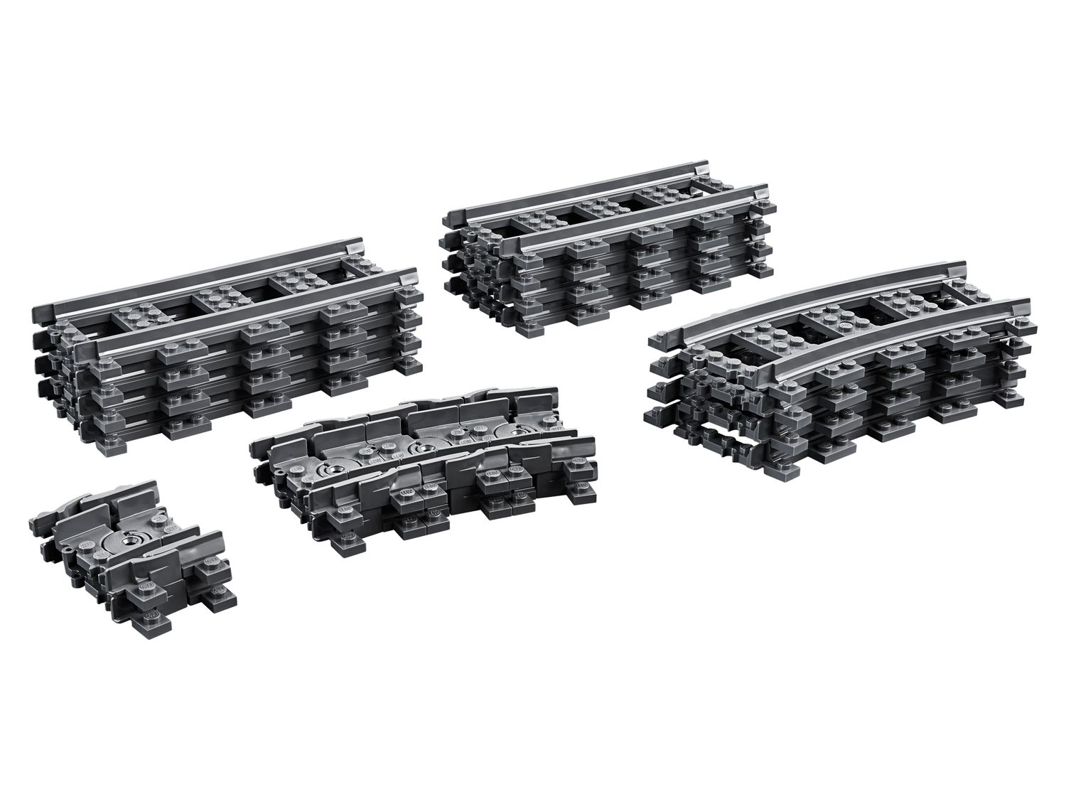 LEGO train tracks 60205 20 pieces, imported from the UK