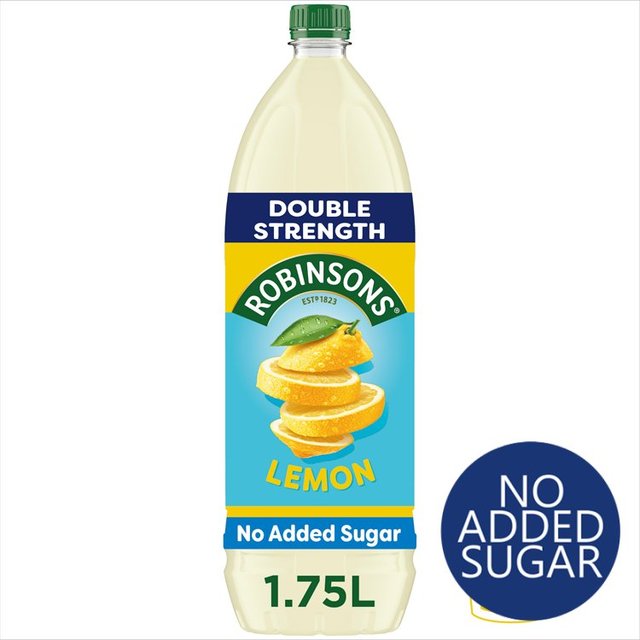 Robinsons Lemon No Added Sugar Double Concentrate   1.75L