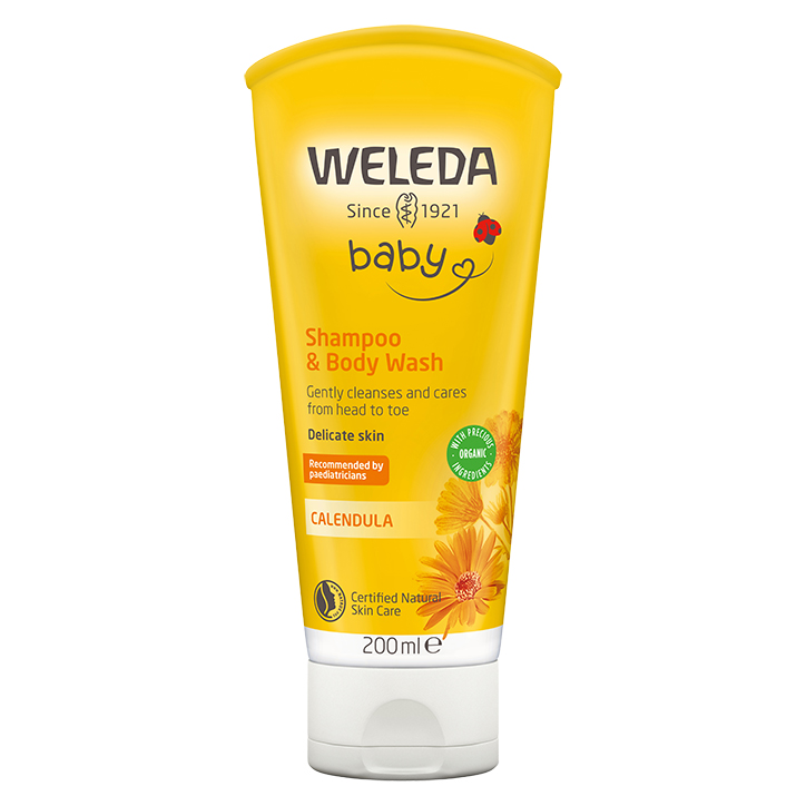 Weleda Calendula babasampon és testápoló 200 ml mosó és fürdető Holland&Barrett