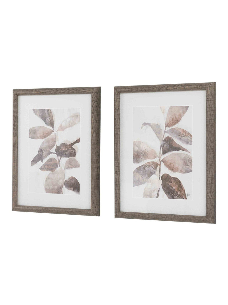Gallery Home framed art set, natural rhythm design - British product