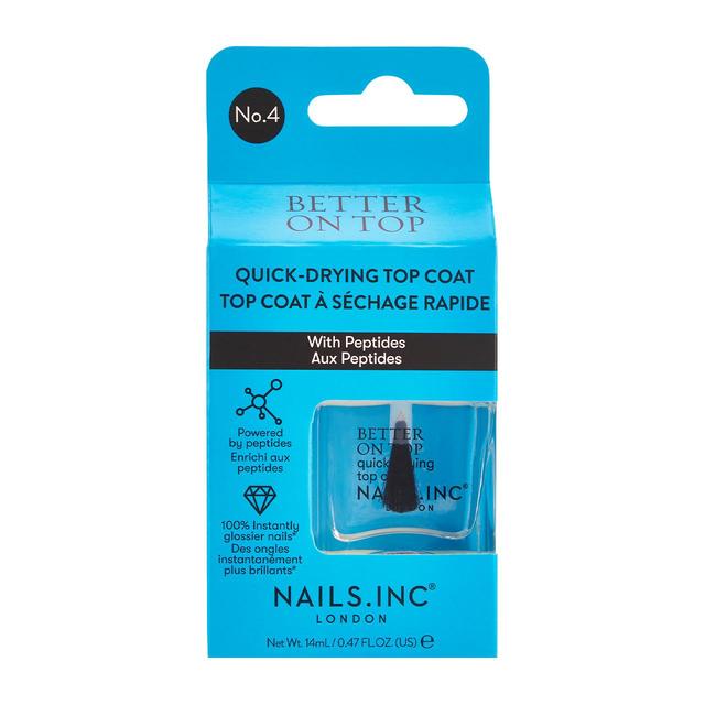 Nails.INC Better On Top Quick-Drying Top Coat   14ml GOODS M&S   