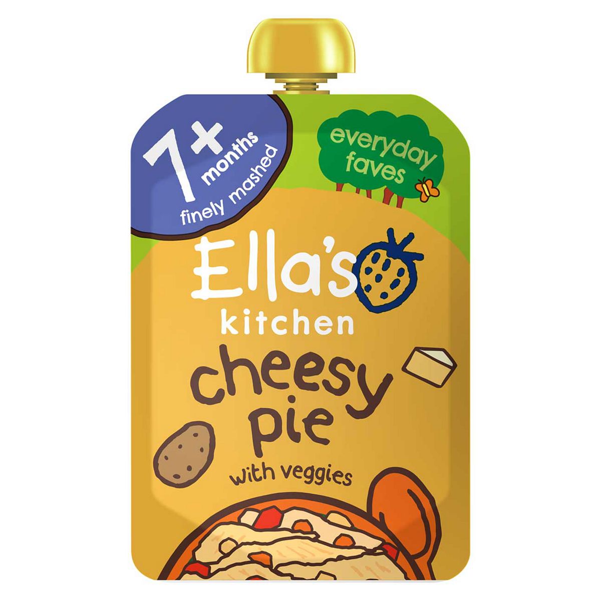 Ella's Kitchen Organic Cheesy Pie Baby Food Pouch 7+ Months 130g GOODS Boots   