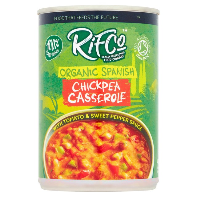 Rifco Organic Free From Spanish Chickpea Casserole   400g