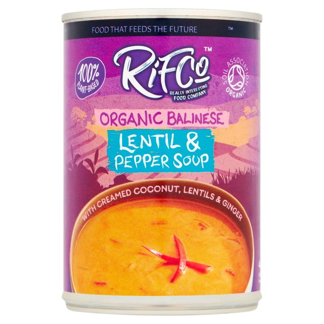 Rifco Organic Free From Balinese Lentil & Red Pepper Soup   400g