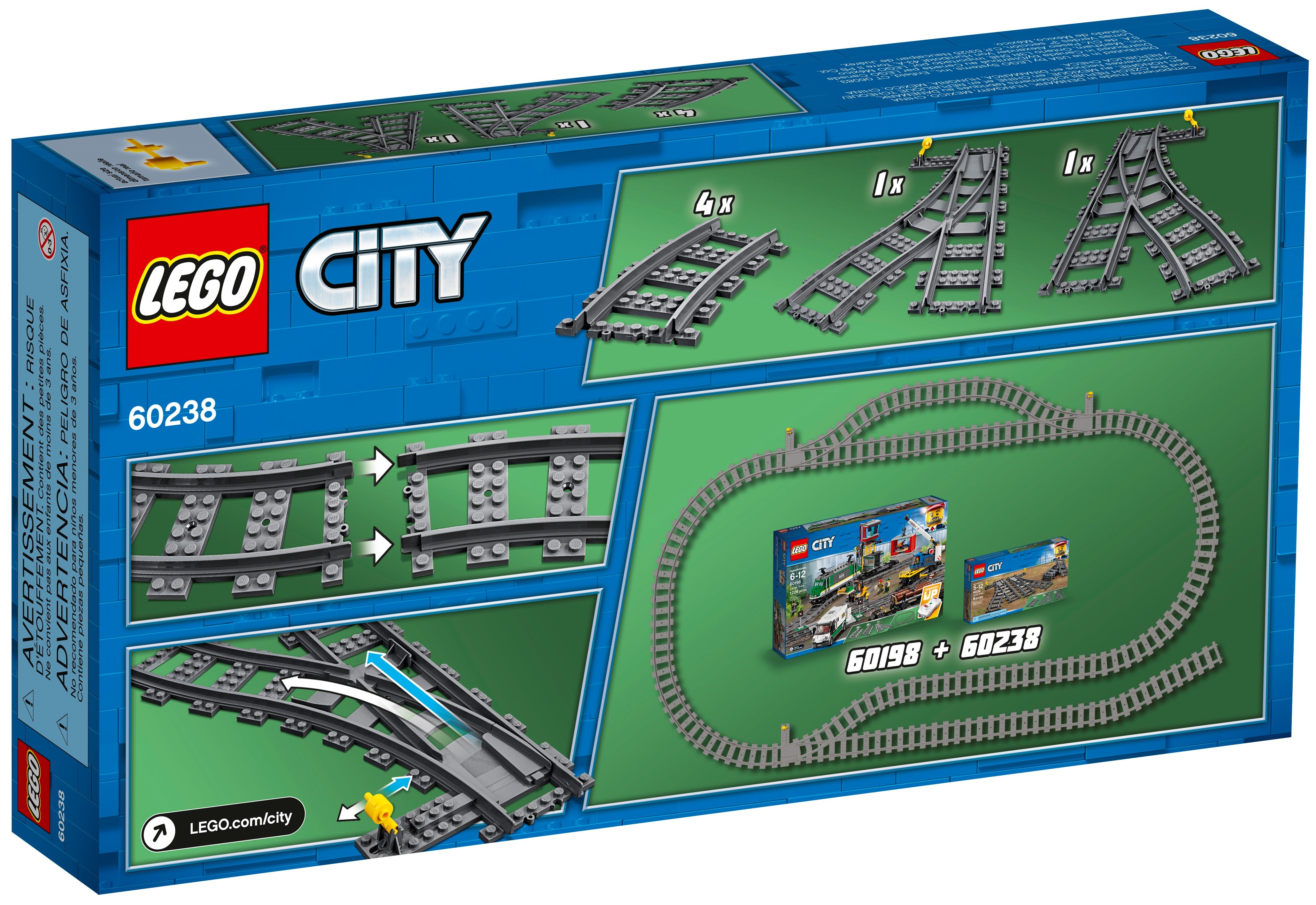 LEGO City Switch Tracks Train Set 60238 (British brand)