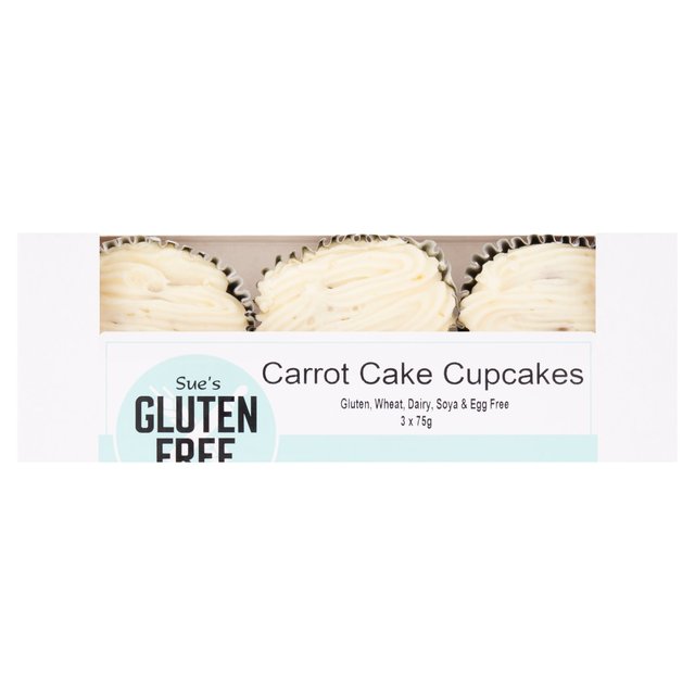 Gluten Free Kitchen Vegan Carrot Cupcakes   3 x 75g