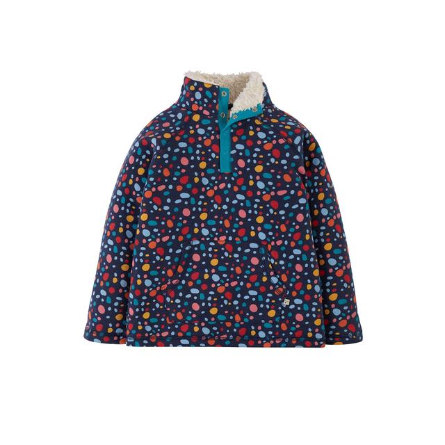 Frugi Switch Snuggle Fleece Indigo Dalmatian 12 months-5 years