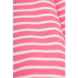 Frugi Charlie Romper Mid Pink Breton/Bunny 0-24 months GOODS M&S   