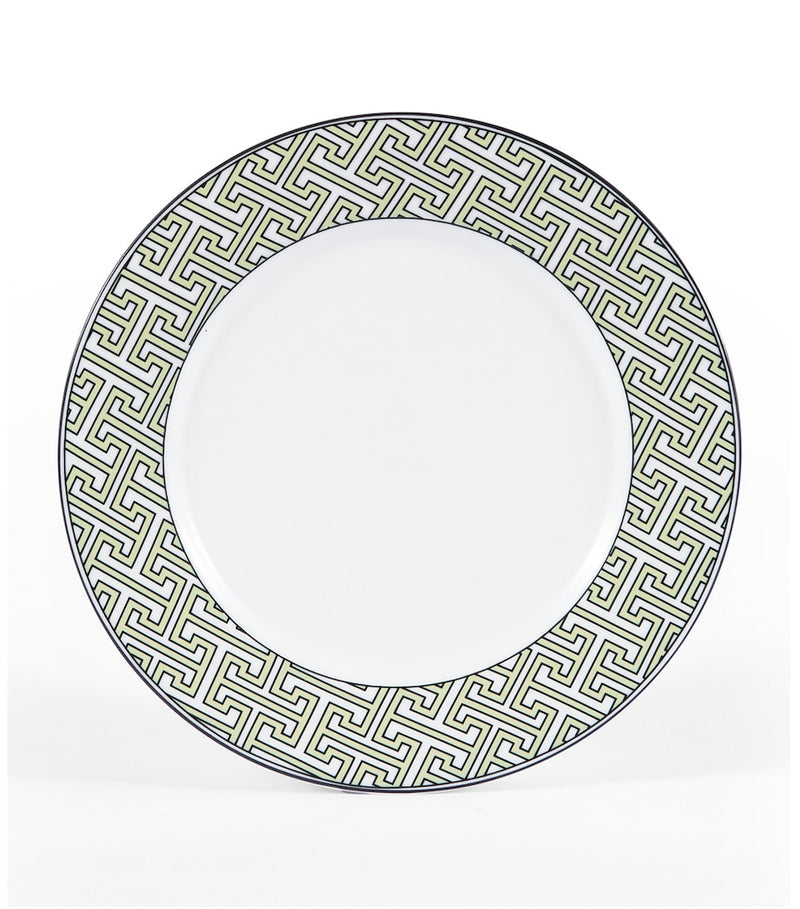 O.W. London geometric maze dinner plates set of 2 26cm, imported from the UK