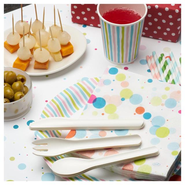 Stripes Recyclable Paper Party Plates   10 per pack GOODS M&S   