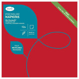 Red Luxury Compostable Large Paper Napkins   12 per pack GOODS M&S   