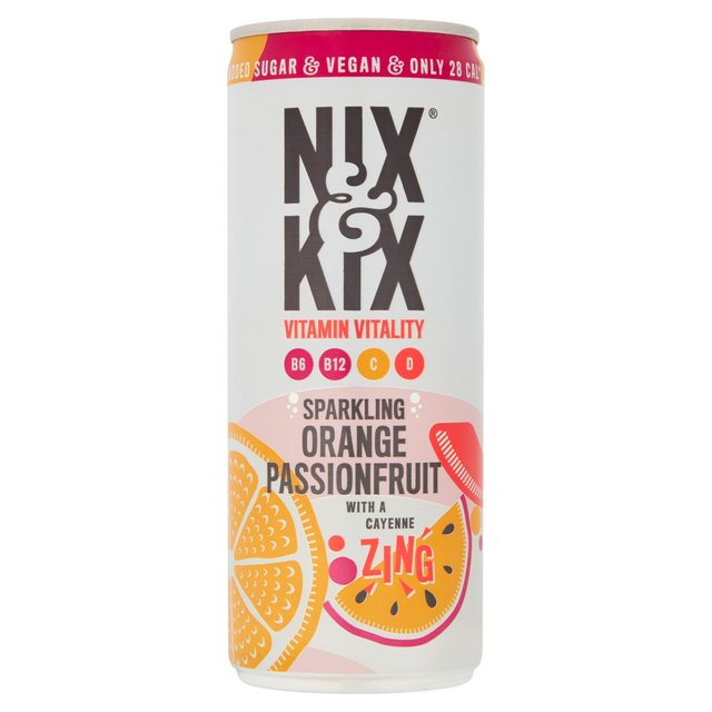 Nix & Kix Vitamin Vitality Orange & Passionfruit   250ml