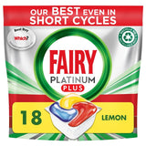 Fairy Platinum Plus Lemon Dishwasher Tablets   18 per pack GOODS M&S   