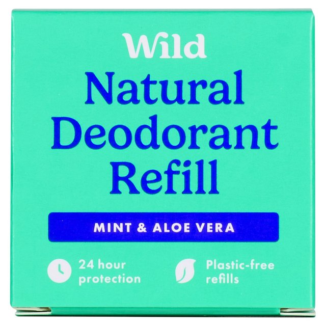 Wild Men's Mint & Aloe Vera deo refill   40g