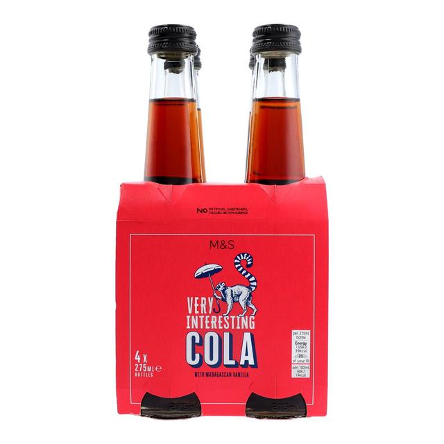 M&S Very Interesting Cola with Madagascan Vanilla   4 x 275ml