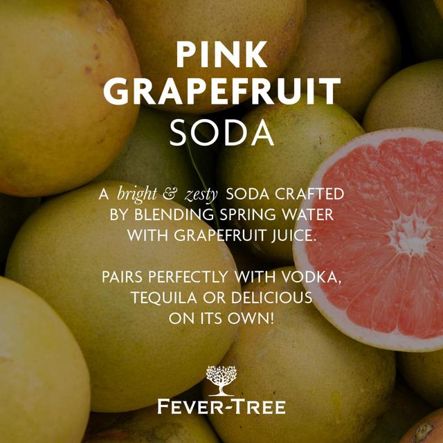 Fever-Tree Pink Grapefruit Soda   500ml GOODS M&S   