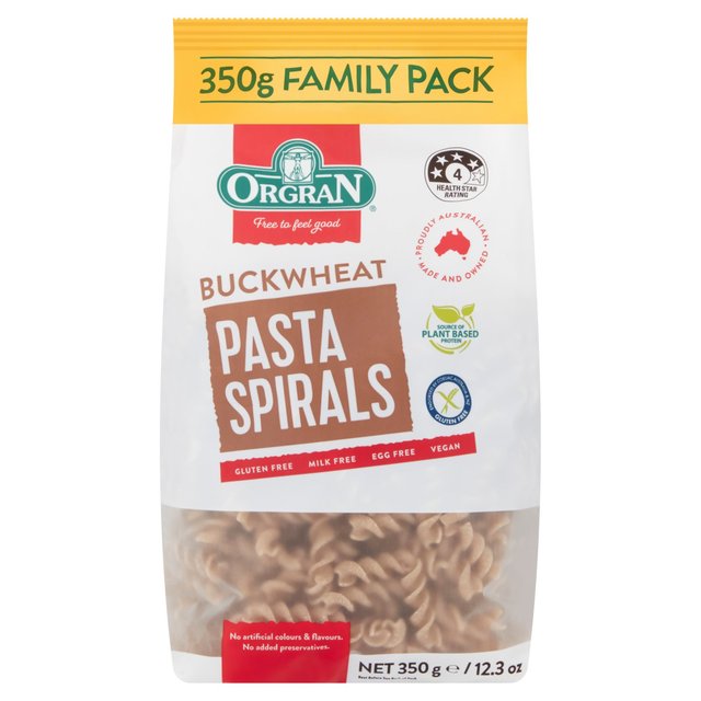 Orgran Gluten Free Buckwheat Pasta Spirals   350g