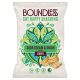 Boundless Sour Cream & Onion Chips Sharing Bag   80g GOODS M&S   