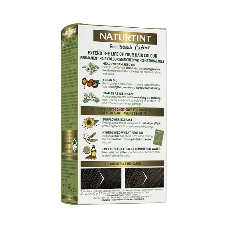 Naturtint Root Retouch Crème Light Brown 45ml, imported from the UK