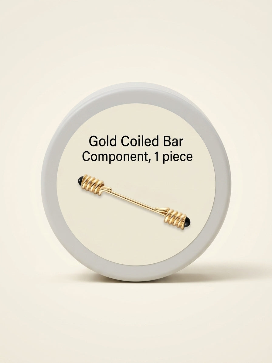 Cartier 18ct yellow-gold onyx tie pin 4.2cm, imported from the UK