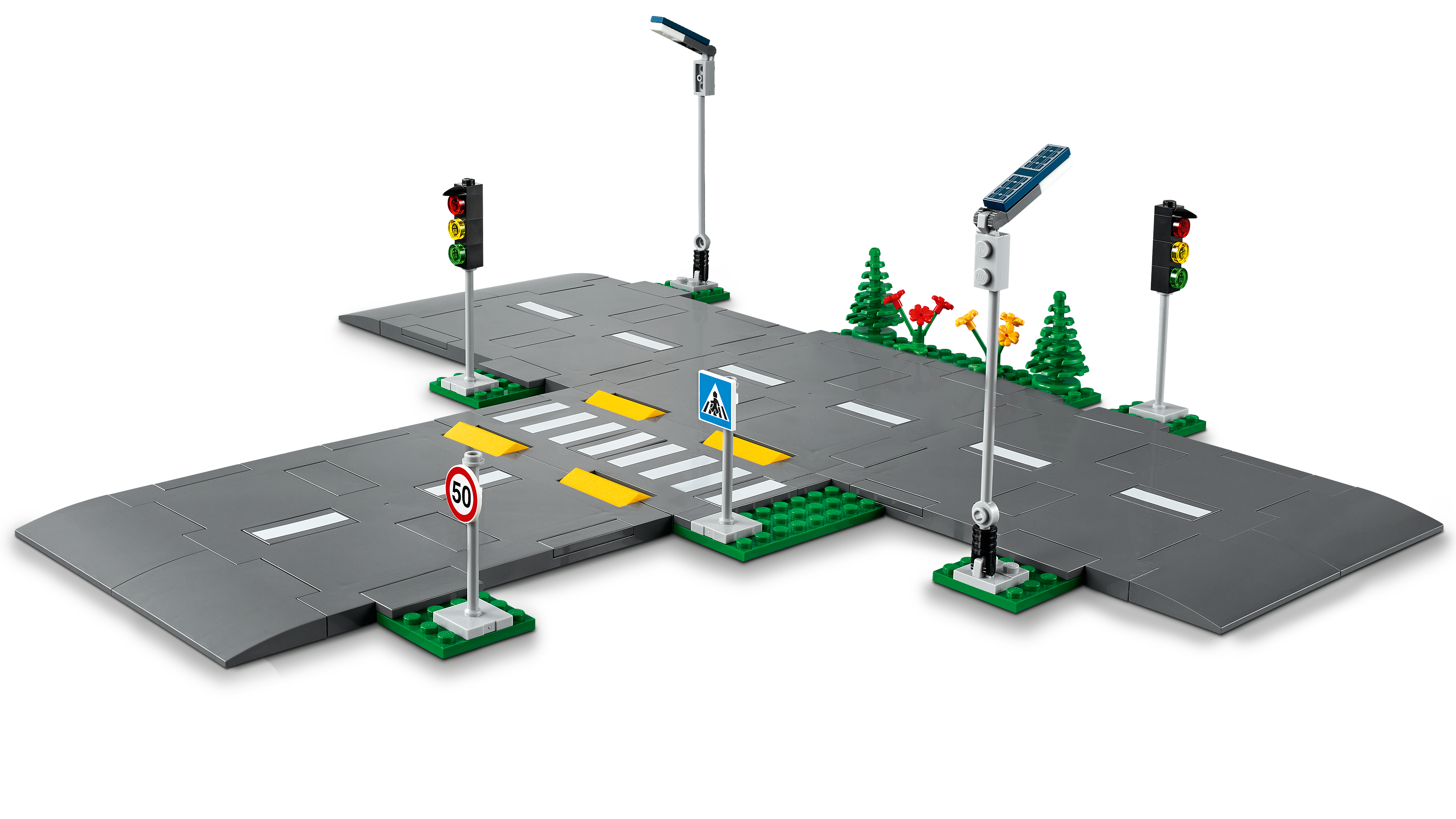LEGO City Road Plates 112-piece construction set for young builders, UK version