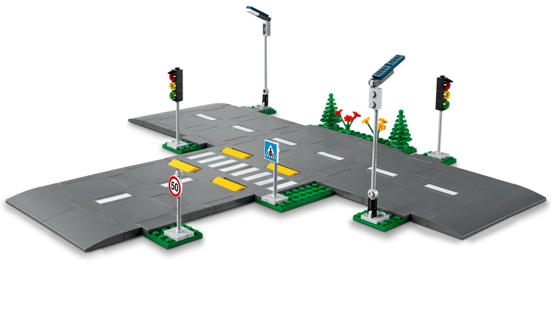 LEGO City Road Plates 112-piece construction set for young builders, UK version