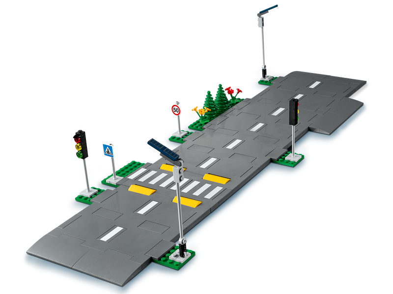LEGO City Road Plates 112-piece construction set for young builders, UK version