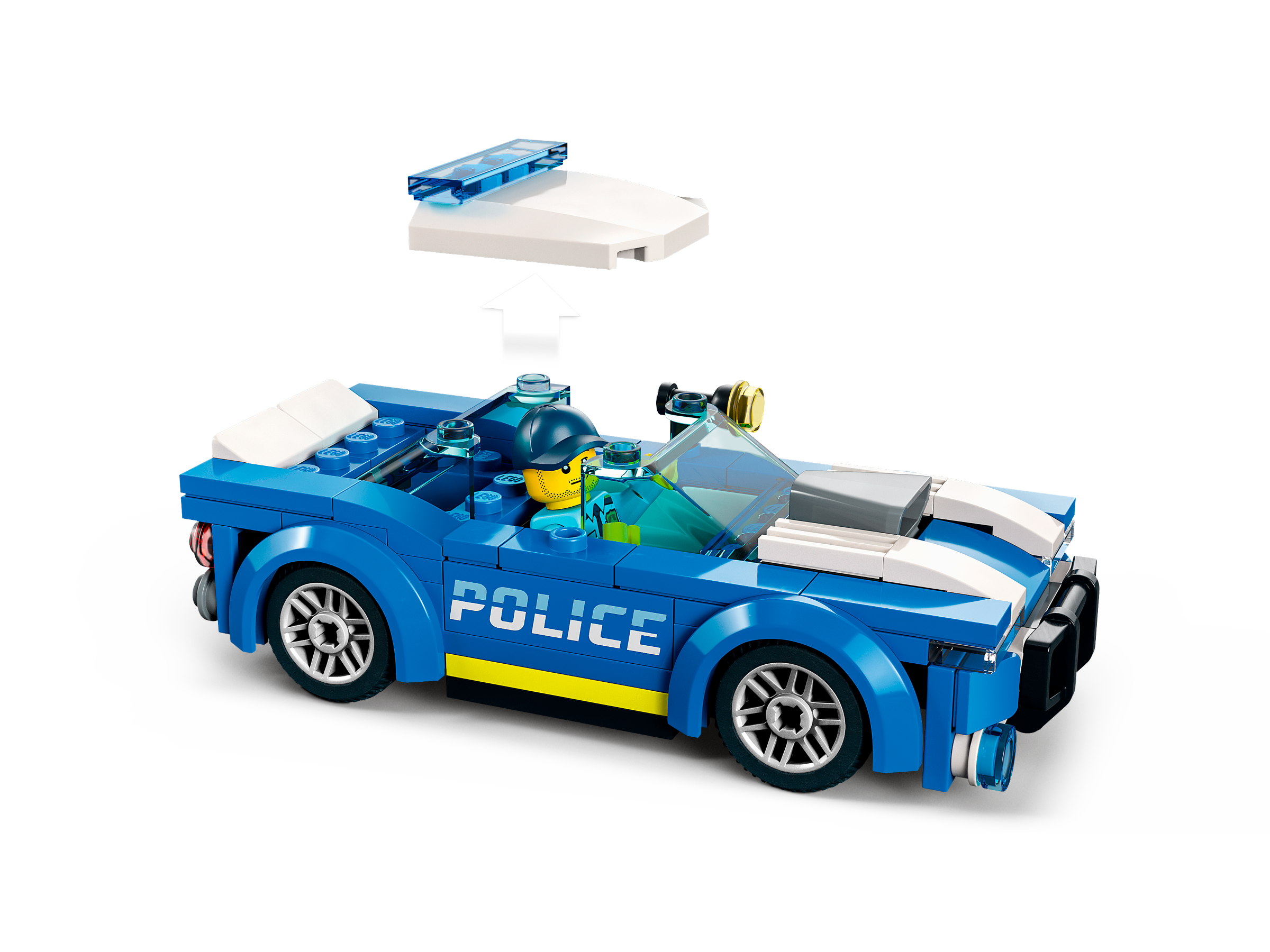 LEGO Police Car building set 94 pieces, imported from the UK