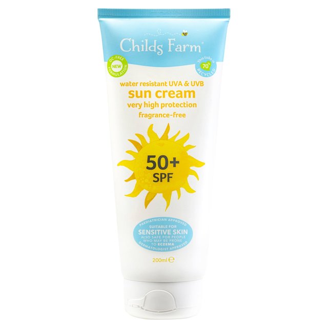 Childs Farm 50+ SPF Sun Cream   200ml GOODS M&S   