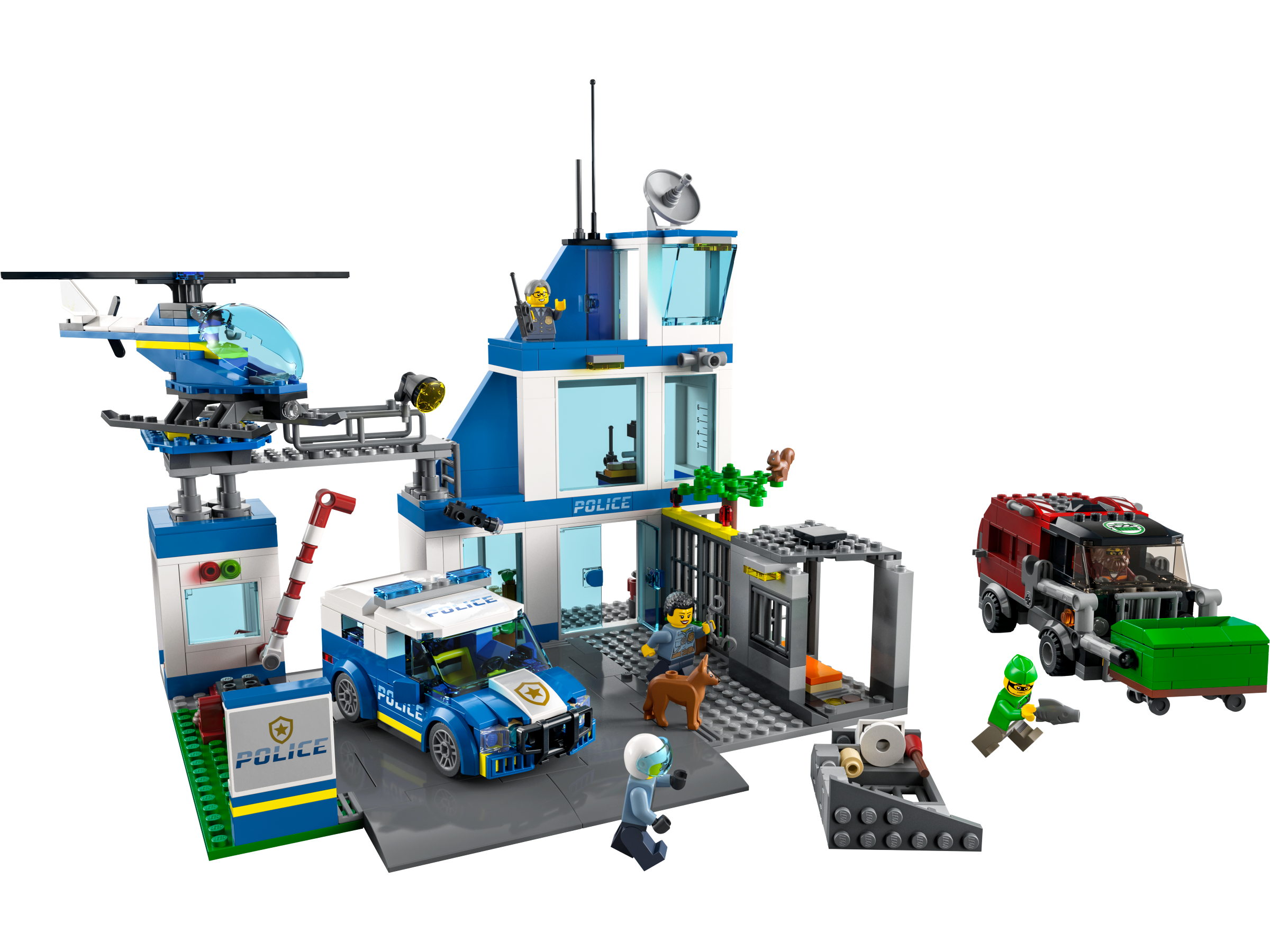 LEGO City Police Station set 668 pieces, imported from the UK