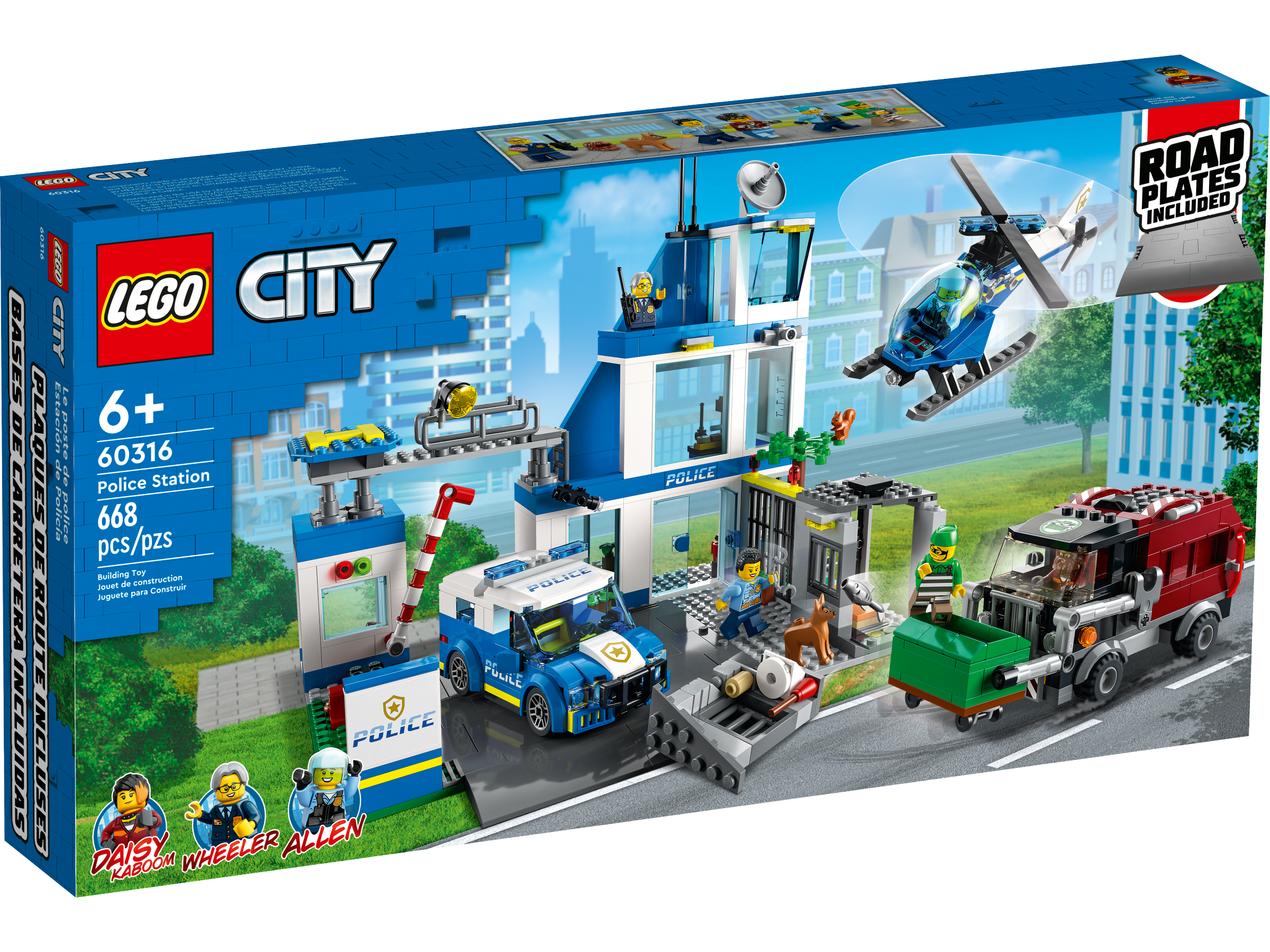 LEGO City Police Station set 668 pieces, imported from the UK