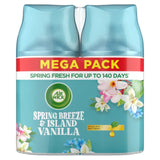 Airwick Freshmatic Spring Breeze & Island Vanilla Twin Refill   2 x 250ml GOODS M&S   