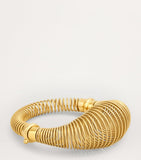 Alaïa gold-tone spiral bracelet stainless steel (British brand)