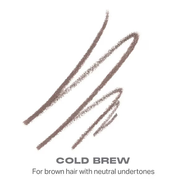 Morphe Micro Brow Pencil Cold Brew, imported from the UK