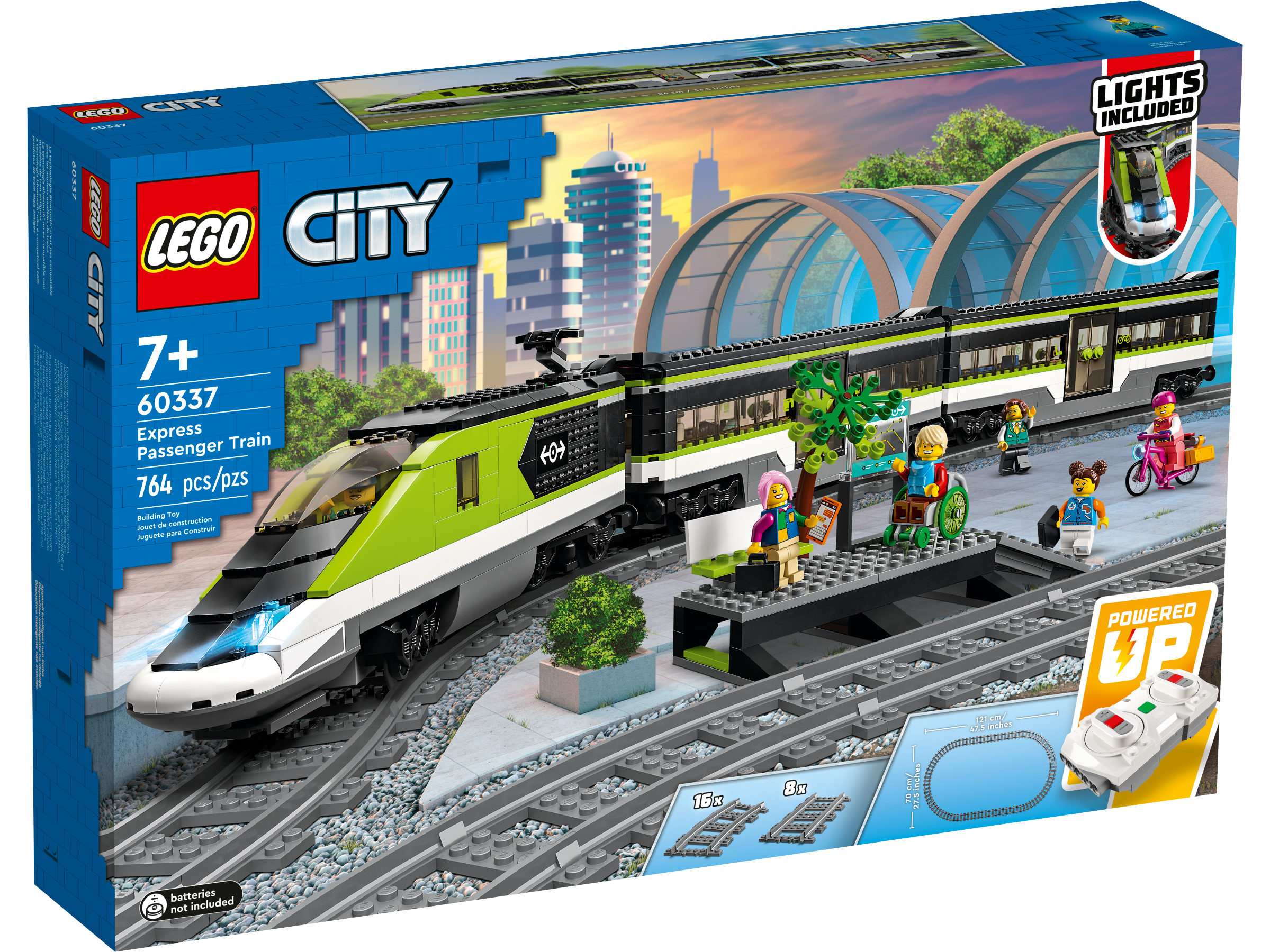 LEGO Express Passenger Train 764 Pieces , UK version