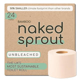 Naked Sprout Extra Long Unbleached Bamboo Toilet Roll   24 per pack GOODS M&S   