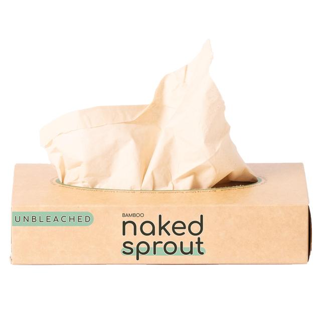 Naked Sprout Unbleached Bamboo Facial Tissues   100 per pack GOODS M&S   