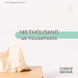 Naked Sprout Unbleached Bamboo Facial Tissues   100 per pack GOODS M&S   