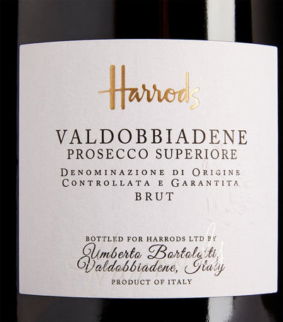 Harrods Harrods Prosecco Superiore Vin pétillant 75cl - Acheter en ligne chez McGrocer
