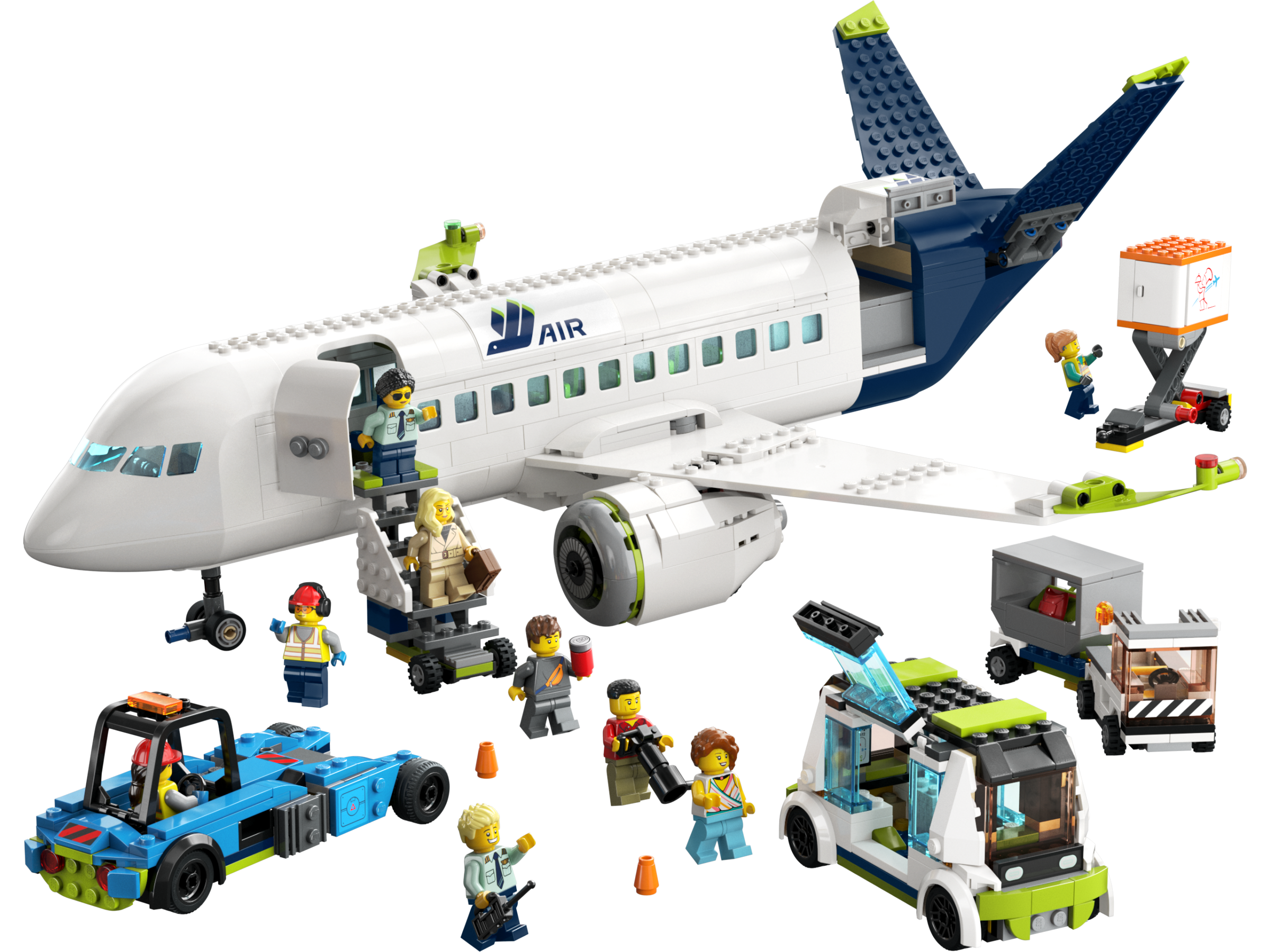 Lego Passenger Airplane 913 Pieces building set, imported from the UK