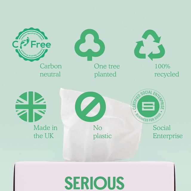 Serious Tissues 3Ply Carbon Neutral Facial Tissue   72 per pack GOODS M&S   