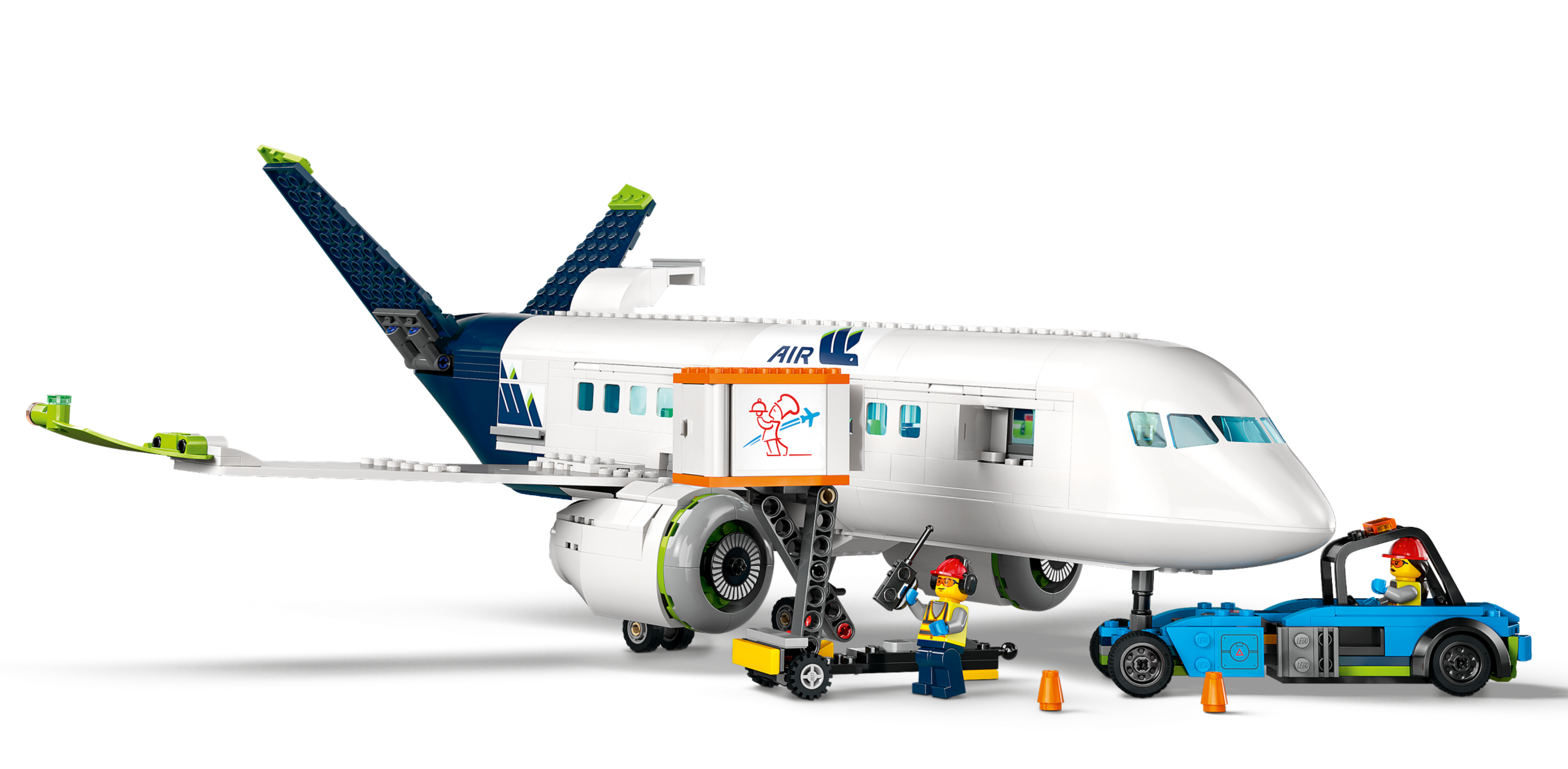 Lego Passenger Airplane 913 Pieces building set, imported from the UK