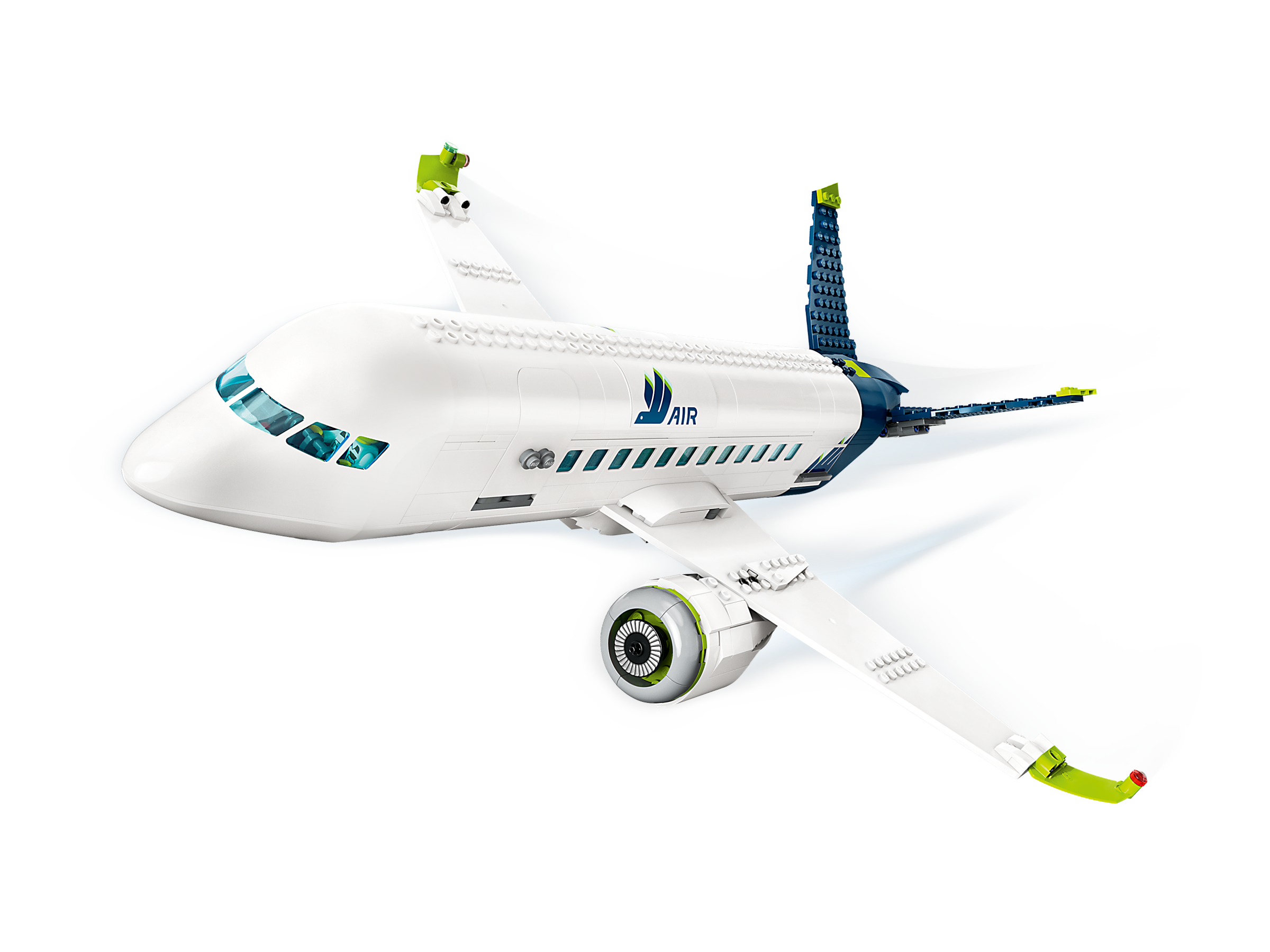 Lego Passenger Airplane 913 Pieces building set, imported from the UK