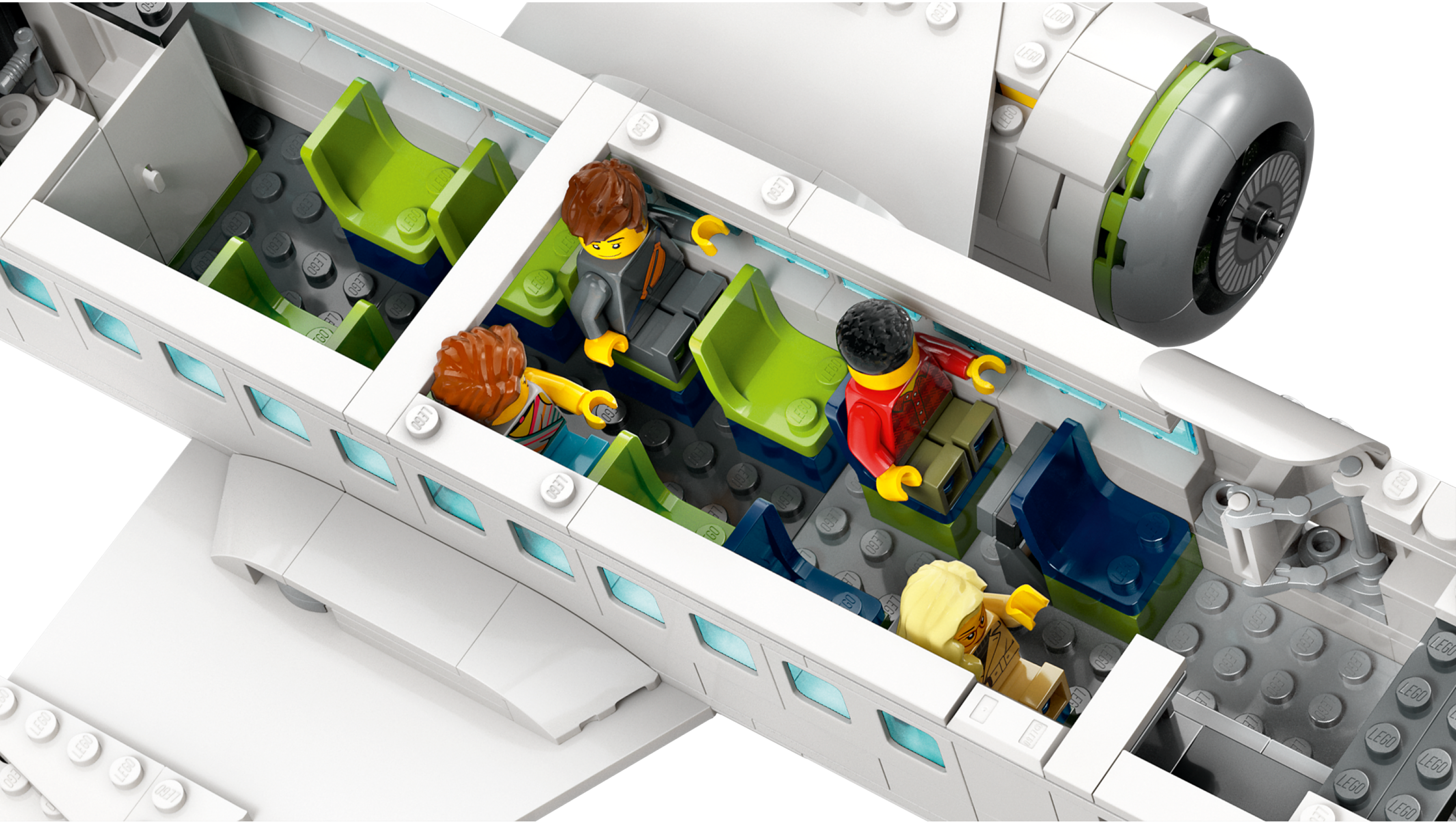 Lego Passenger Airplane 913 Pieces building set, imported from the UK