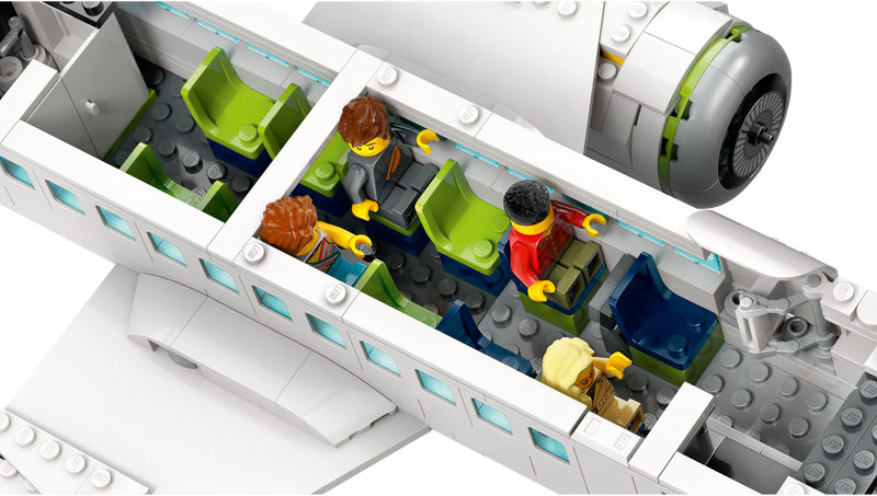 Lego Passenger Airplane 913 Pieces building set, imported from the UK