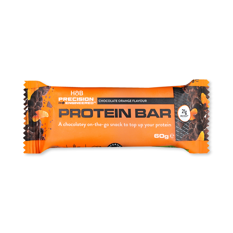 Precision Engineered Milk Chocolate Orange protein bar 60g, imported from the UK
