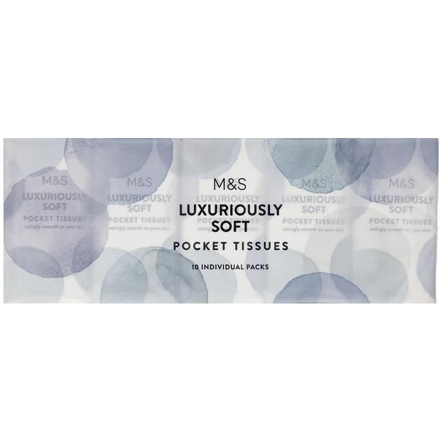 M&S Luxuriously Soft Pocket Tissues   10 per pack GOODS M&S   