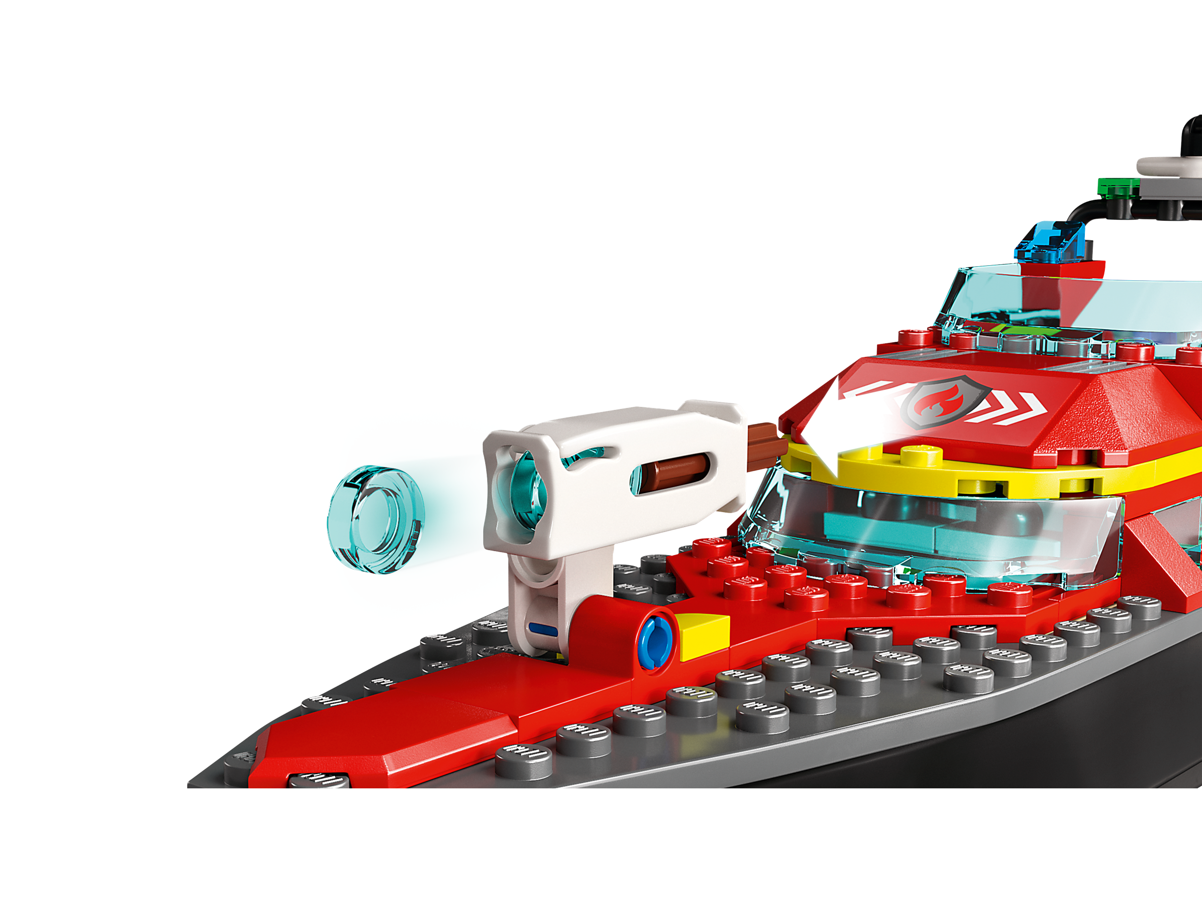 LEGO City Fire Rescue Boat 144 Pieces Building Set - British product