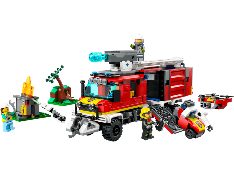 LEGO City Fire Command Truck 502 Pieces - British product
