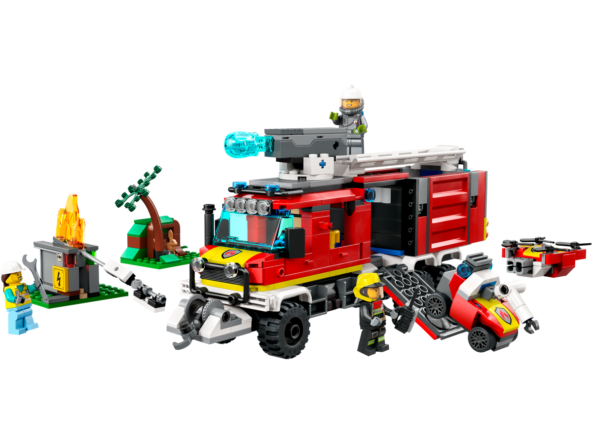 LEGO City Fire Command Truck 502 Pieces - British product